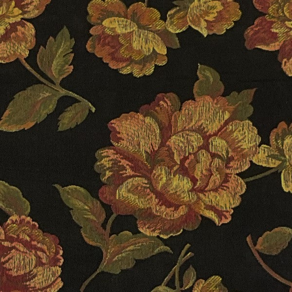 Burch Fabrics Majorie Black Upholstery Fabric