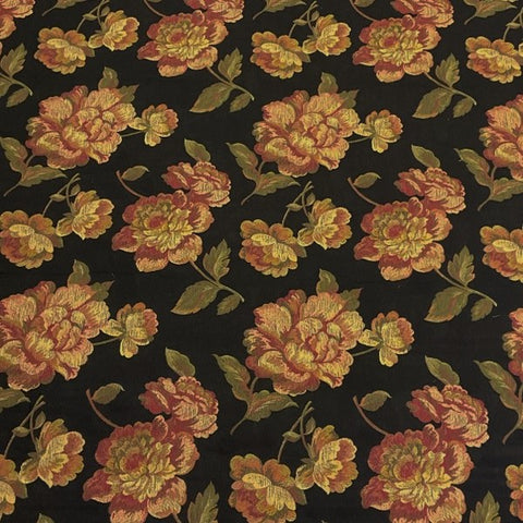 Burch Fabrics Majorie Black Upholstery Fabric