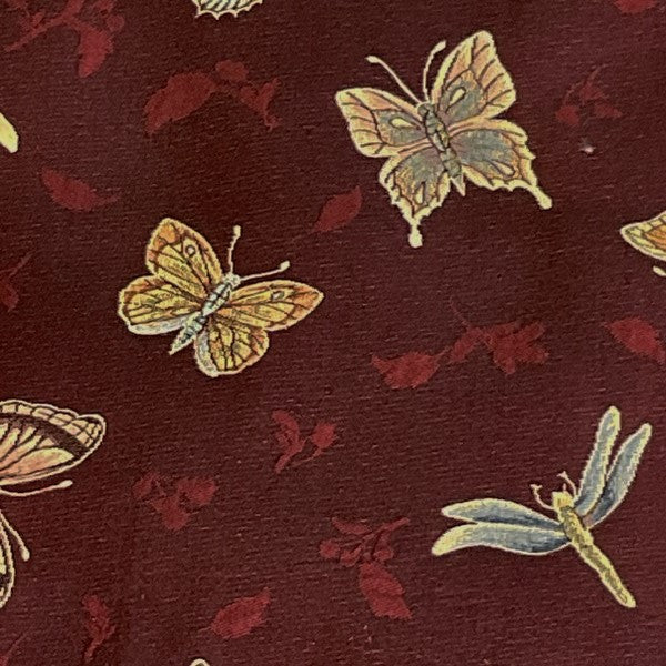 Burch Fabrics Fly Away Burgundy Upholstery Fabric
