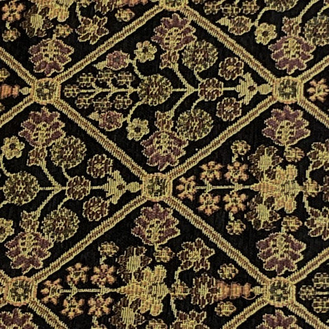 Burch Fabrics Mughal Black Upholstery Fabric