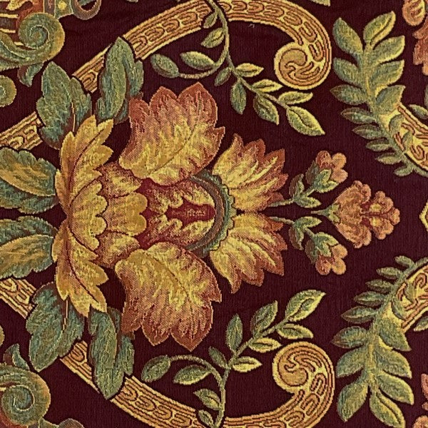 Burch Fabrics Marlene Burgundy Upholstery Fabric
