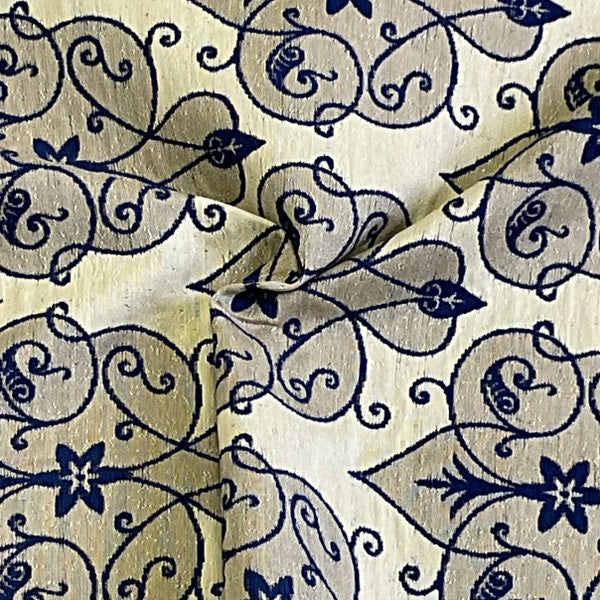 Burch Fabrics Elton Royal Blue Upholstery Fabric