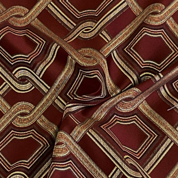 Burch Fabrics Delta Neal Scarlet Upholstery Fabric