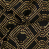 Burch Fabrics Delta Neal Noir Upholstery Fabric