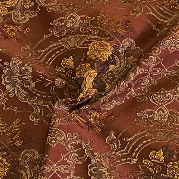 Burch Fabrics Delta Arlene Copper Upholstery Fabric
