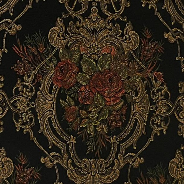 Burch Fabrics Delta Arlene Ebony Upholstery Fabric