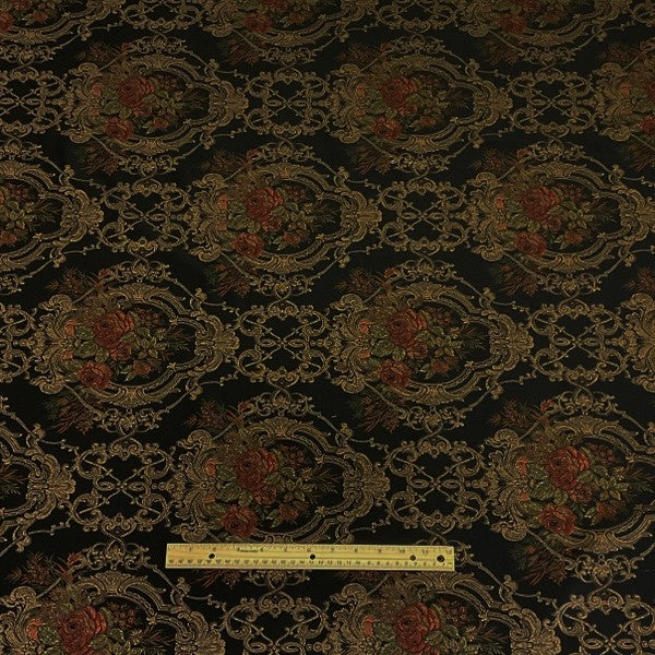 Burch Fabrics Delta Arlene Ebony Upholstery Fabric