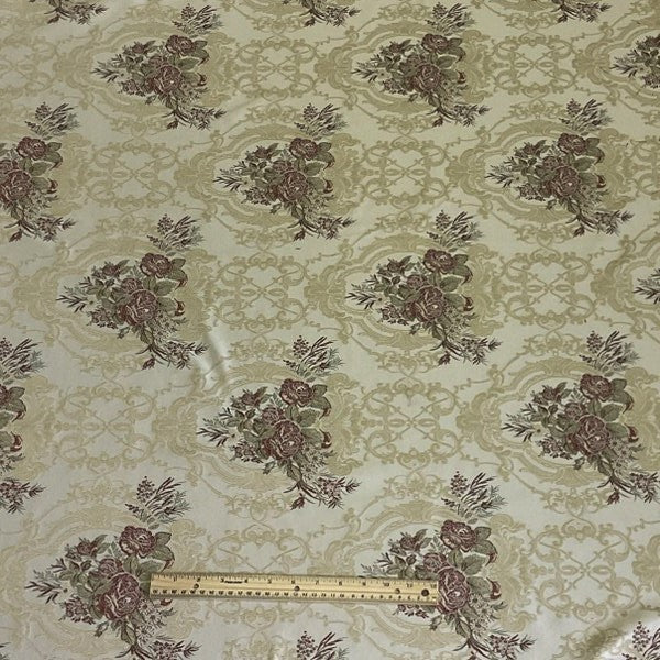 Burch Fabrics Delta Arlene Ivory Upholstery Fabric