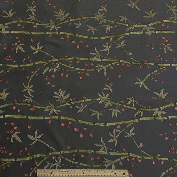 Burch Fabrics Bette Charcoal Upholstery Fabric