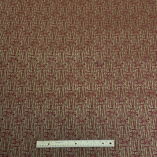 Burch Fabrics Kente Crimson Upholstery Fabric