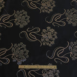 Burch Fabric Elsie Black Upholstery Fabric