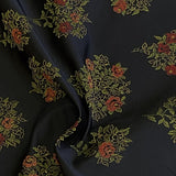Burch Fabric Bouquet Black Upholstery Fabric