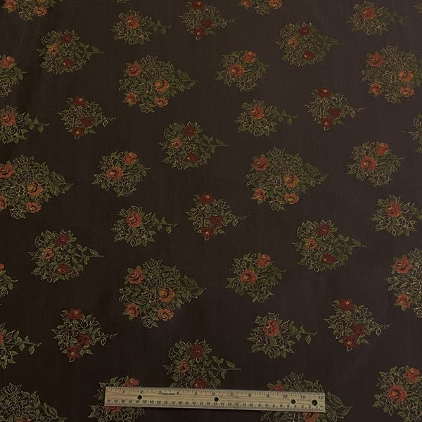 Burch Fabric Bouquet Sable Upholstery Fabric