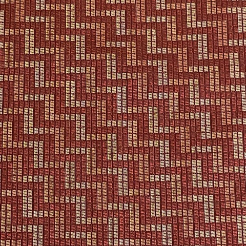 Burch Fabric Grid Chili Upholstery Fabric