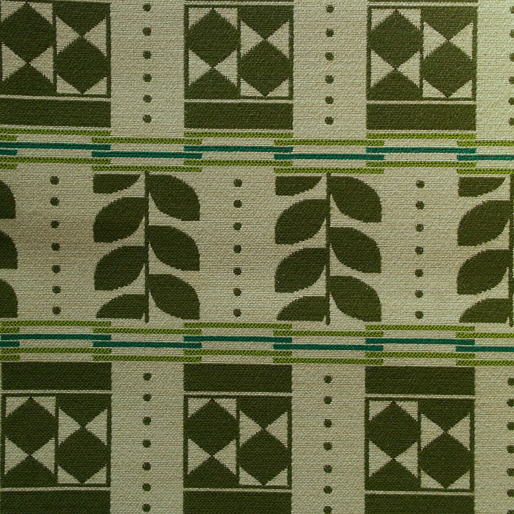 Remnant of Moderne Spruce Green Upholstery Fabric
