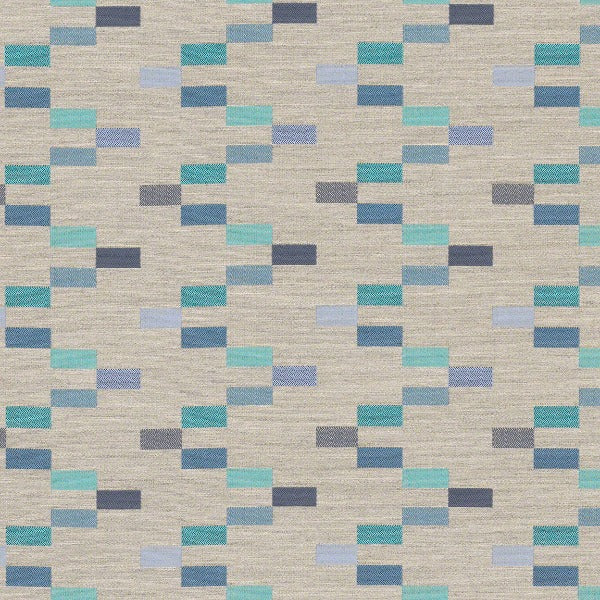 Remnant of CF Stinson Cannon Beach Starfish Sunbrella Gray Upholstery Fabric