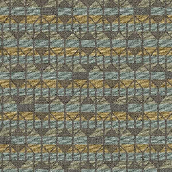 Remnant of CF Stinson Riddle Surf Upholstery Fabric
