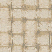 Remnant of CF Stinson Scintillate White Gold Upholstery Fabric