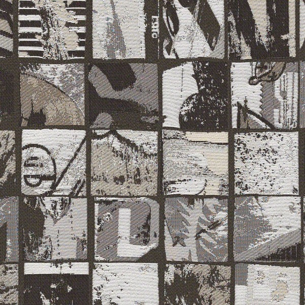 Remnant of CF Stinson Storyboard Cityscape Upholstery Fabric
