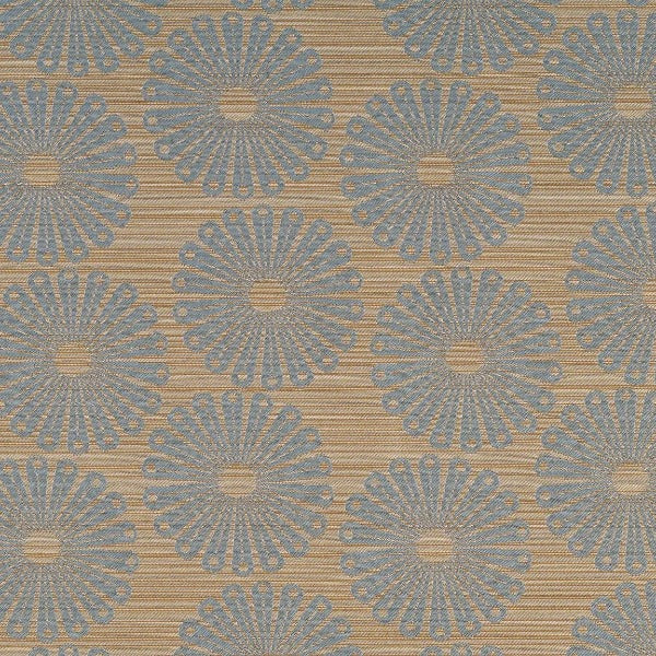 CF Stinson Sunburst Robins Egg Blue Crypton Upholstery Fabric
