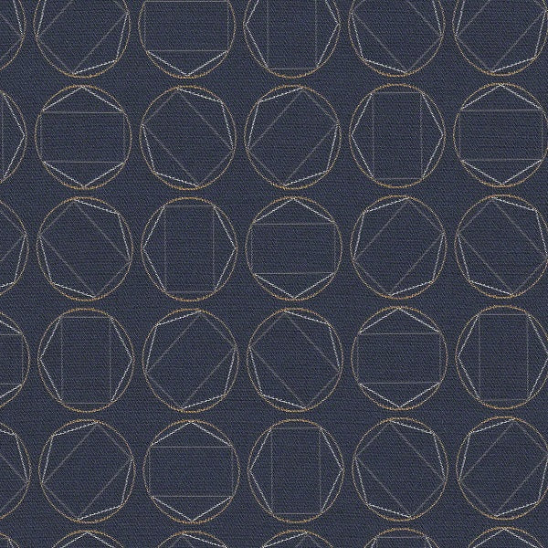 CF Stinson Swivel Navy Blue Upholstery Fabric