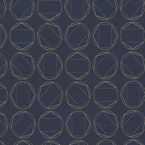 CF Stinson Swivel Navy Blue Upholstery Fabric