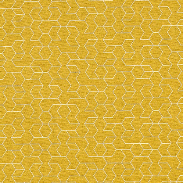 CF Stinson Tangram Sunflower Upholstery Fabric