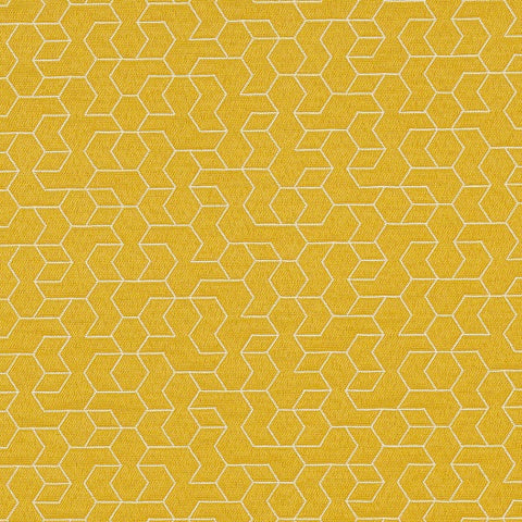 CF Stinson Tangram Sunflower Upholstery Fabric