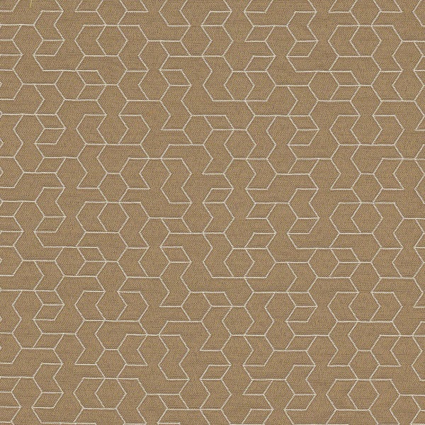 CF Stinson Tangram Flax Upholstery Fabric