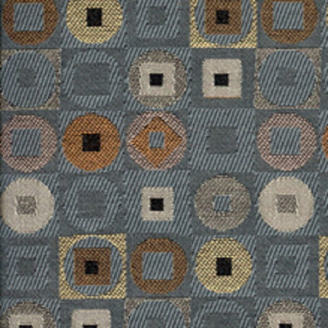 Architex Upholstery Fabric Remnant Ring Toss Fudge