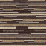 Momentum Blockstripe Sable Upholstery Fabric