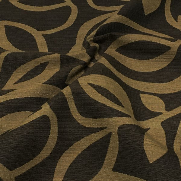 True Textiles Upholstery Fabric Modern Botanical Design Kiwi Fudge Toto Fabrics