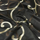Swavelle Mill Creek Upholstery Fabric Scroll Swirl Onyx Toto Fabrics