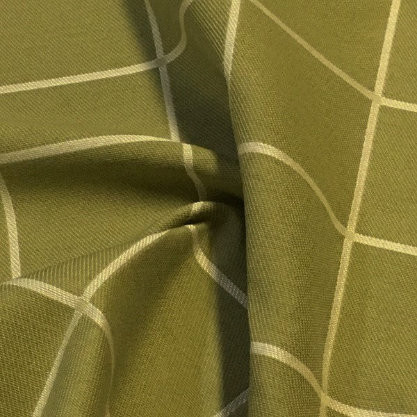 Swavelle Mill Creek Upholstery Fabric Check Pattern Theodore Apple Green Toto Fabrics