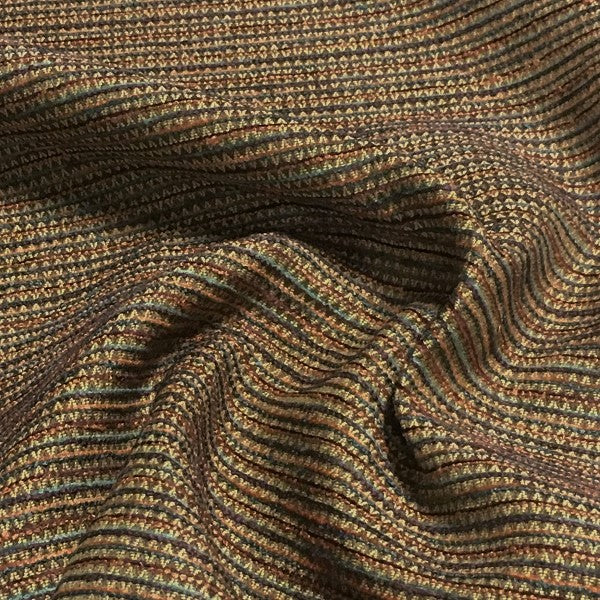 Swavelle Mill Creek Upholstery Fabric Textured Stripe Lanfranco Peach Toto Fabrics
