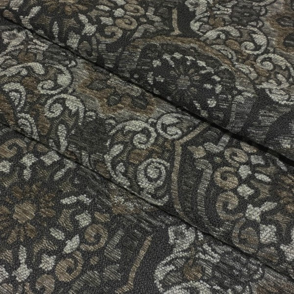 Swavelle Mill Creek Durham Putty Tapestry Gray Upholstery Fabric