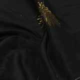 Drapery Fabric Embroidered Dowery Ebony Toto Fabrics