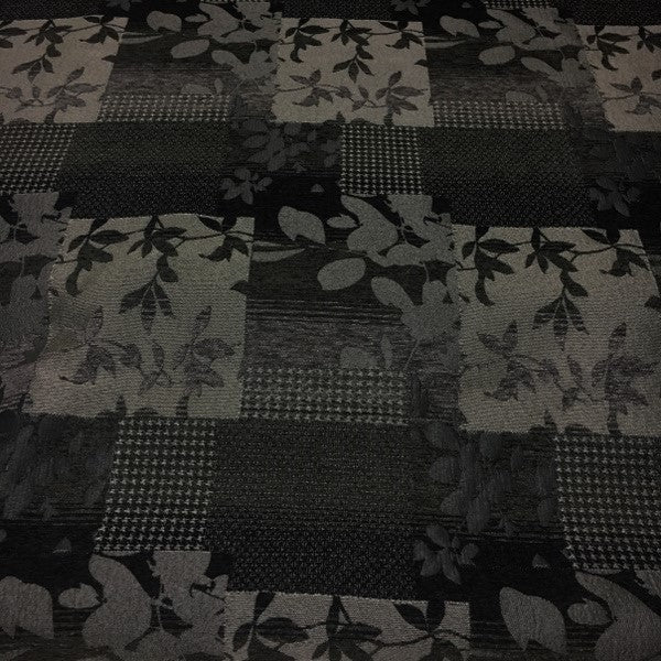 True Textiles Upholstery Fabric Chenille Cornwall Charcoal Toto Fabrics
