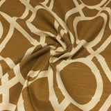 Robert Allen Lattice Bamboo Amber Yellow Upholstery Fabric