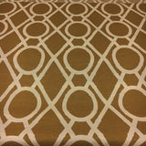 Robert Allen Lattice Bamboo Amber Yellow Upholstery Fabric