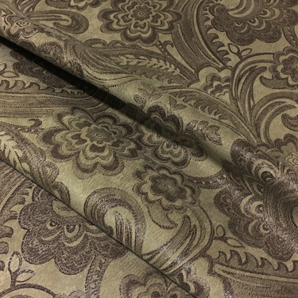 Swavelle Mill Creek Upholstery Fabric Paisley Tucson Saddle Toto Fabrics