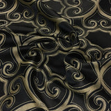 Swavelle Mill Creek Upholstery Fabric Designer Two Hearts Black Toto Fabrics