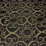 Swavelle Mill Creek Upholstery Fabric Designer Two Hearts Black Toto Fabrics