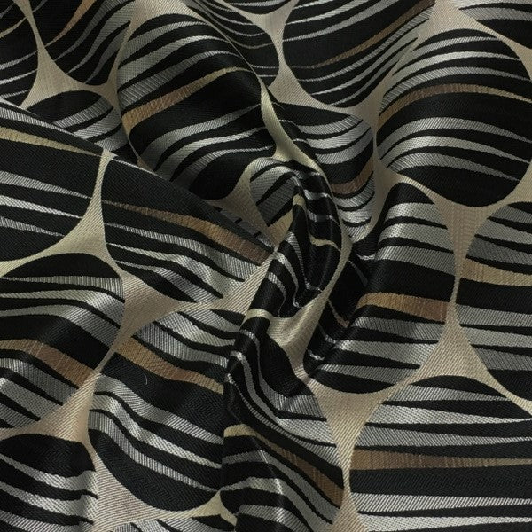 Swavelle Mill Creek Upholstery Fabric Geometric Backgammon Ebony Toto Fabrics