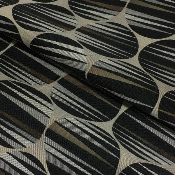 Swavelle Mill Creek Upholstery Fabric Geometric Backgammon Ebony Toto Fabrics