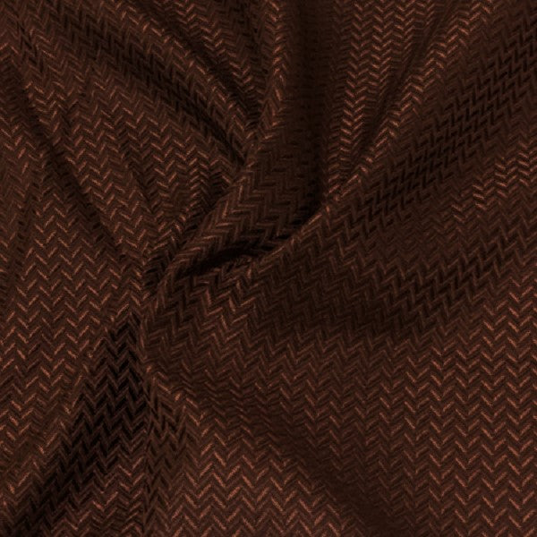 Swavelle Mill Creek Upholstery Fabric Small Chevron Weaver Walnut Toto Fabrics