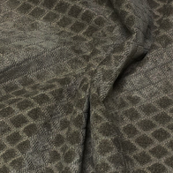 Swavelle Mill Creek Upholstery Fabric Chenille Diamond Melba Shale Toto Fabrics