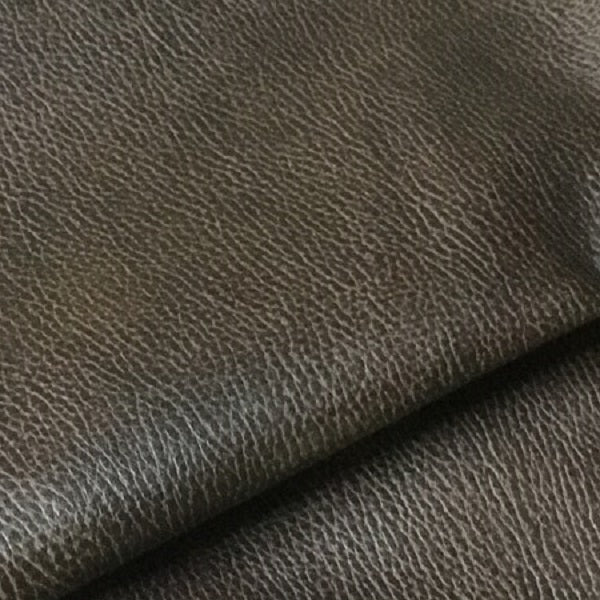 Richloom Fabrics Gunslinger Coffee Brown Faux Leather Upholstery Vinyl