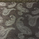 Trepenga Cocoa Paisley Design Brown Upholstery Fabric
