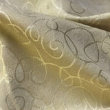 Swavelle Mill Creek Upholstery Fabric Scroll Morass Sesame Toto Fabrics